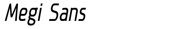 Megi Sans font preview